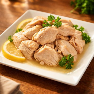 Can chicken breast in water