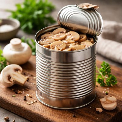 Can of mushrooms