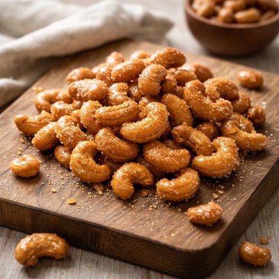 Candied cashews