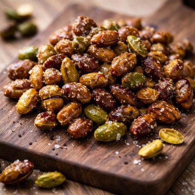 Candied pistachios