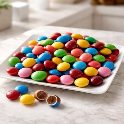 Candy-coated chocolates