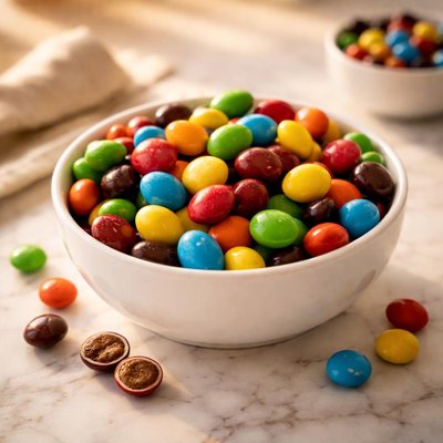 Candy coated chocolates