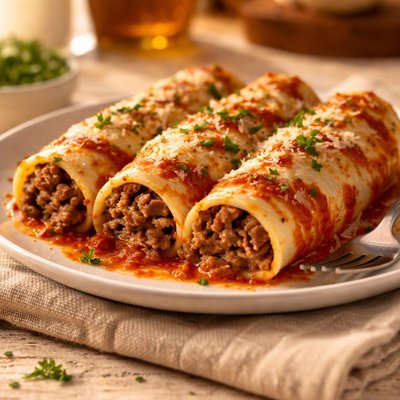 Canelones de carne