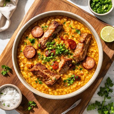 Canjiquinha com carne