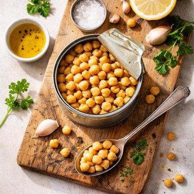 Canned chick peas