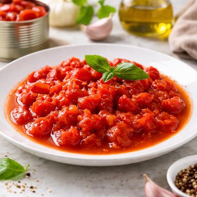 Canned chopped tomatoes