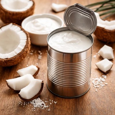 Canned coconut milk
