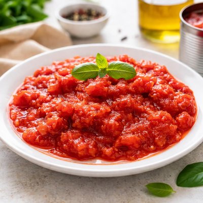 Canned crushed tomatoes