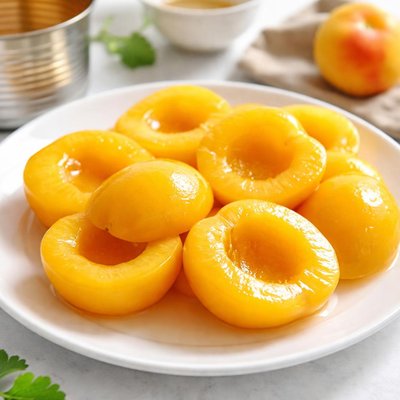 Canned peaches
