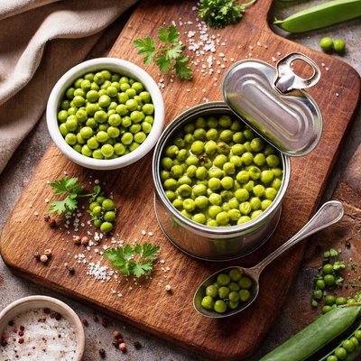 Canned sweet peas