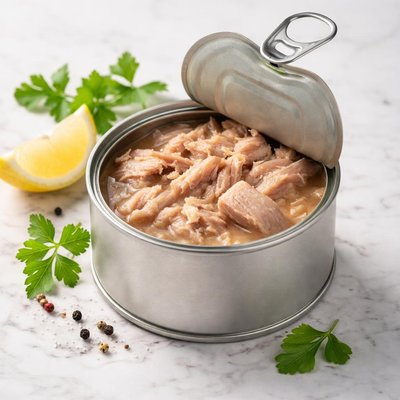 Canned tuna in own juice