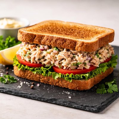 Canned tuna sandwich