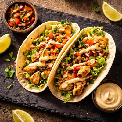 Cantina chicken soft taco