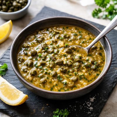 Caper piccata sauce