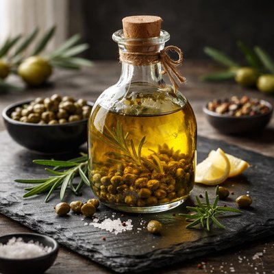 Capers olive oil