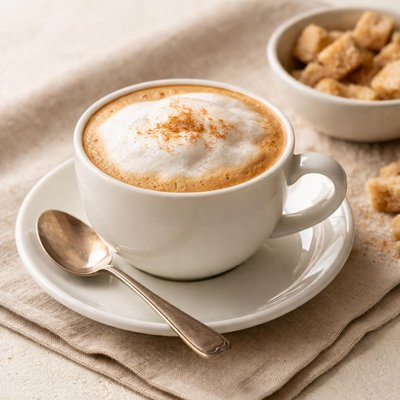 Cappuccino with sugar