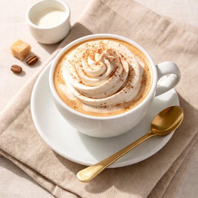 Cappuccino with sweet cream