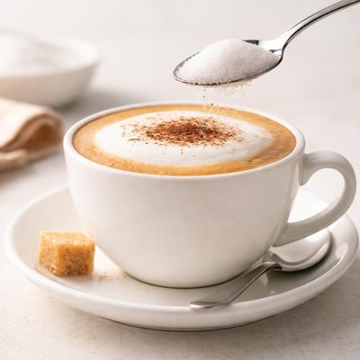 Cappucino one spoon sugar