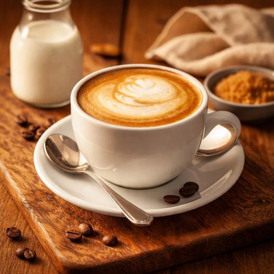 Cappucino with semi skimmed milk