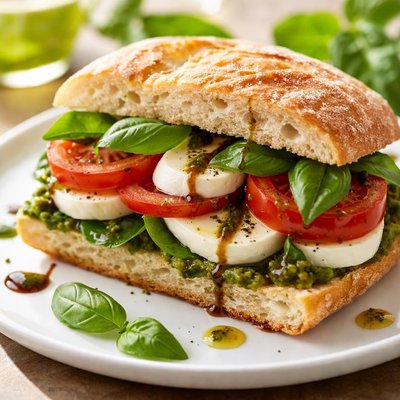 Caprese sandwich