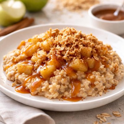 Caramel apple crumble oat creamer