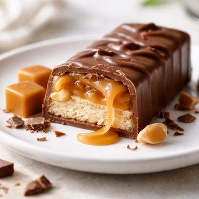 Caramel chocolate bar