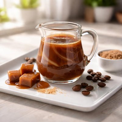 Caramel coffee syrup