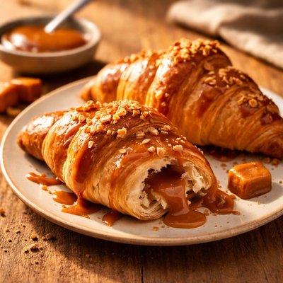 Caramel croissant