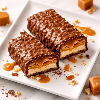 Caramel double crunch bar