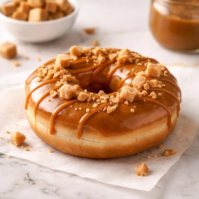 Caramel doughnut