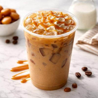Caramel iced coffee dunkin donuts