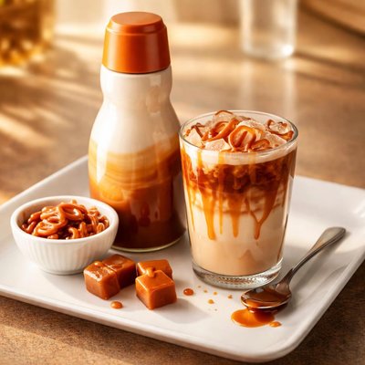 Caramel macchiato non-dairy creamer