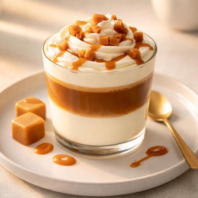 Caramel machaci creamer