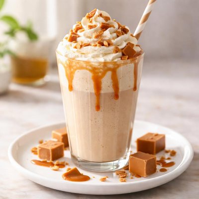 Caramel milkshake