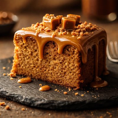 Caramel mudcake