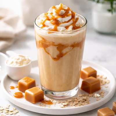 Caramel protein shake