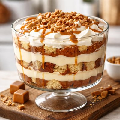 Caramel trifle