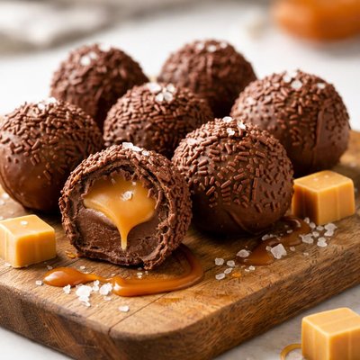 Caramel truffle