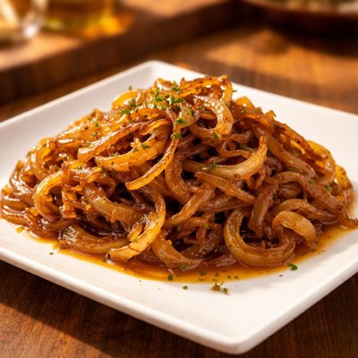 Caramelisierte zwiebel