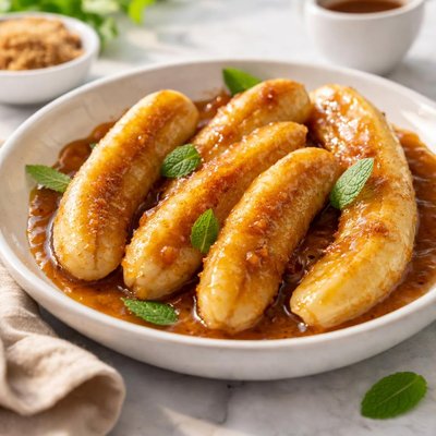 Caramelized bananas