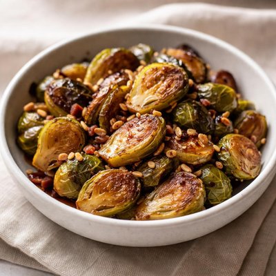 Caramelized brussels sprouts