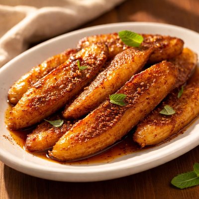 Caramelized plantains