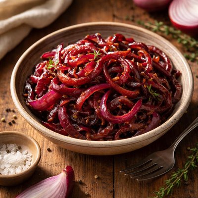 Caramelized red onion
