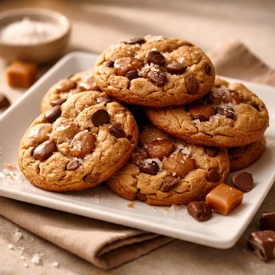Caramilk salted cookies