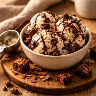 Carb balance brownie ice cream