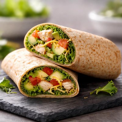 Carb balance whole wheat wrap