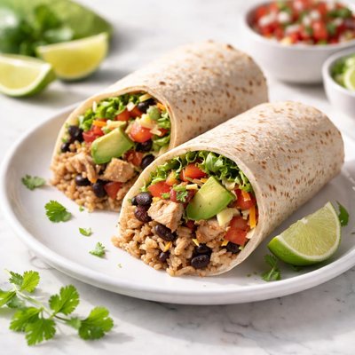 Carb smart burrito tortilla