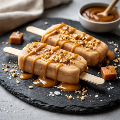 Carb smart salted camreal ice pop