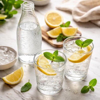 Carbonated mineral water