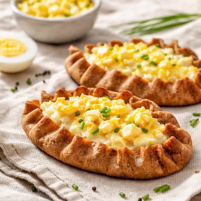 Carelia pie with egg